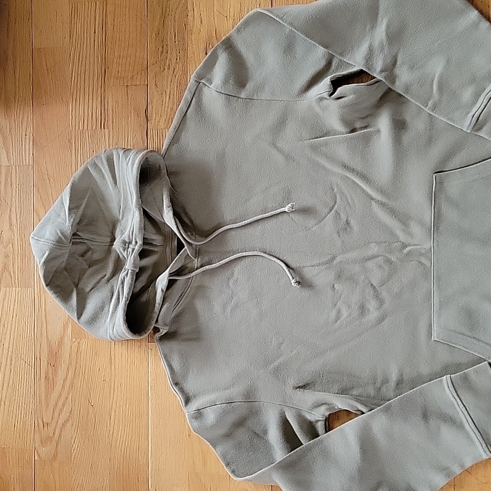 Original Use Men's Size M Kangroo Pocket Long Sweatshirt Hoodie Olive Gr…
